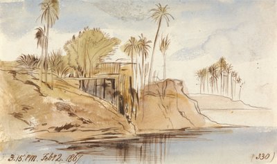 Entre Ibreem et Wady Halfeh, 3.15 pm, 2 février 1867 - Edward Lear